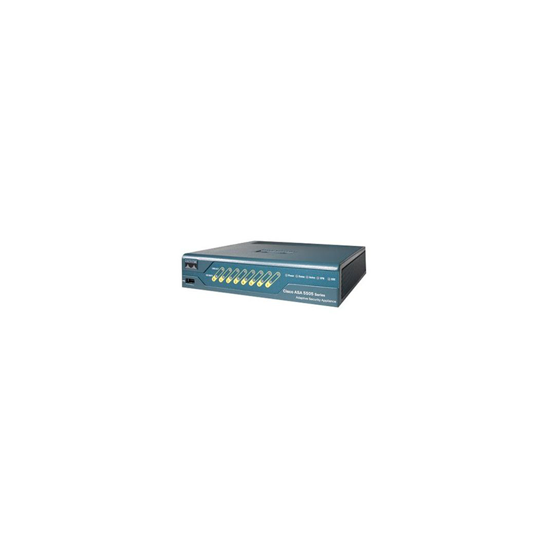 Cisco Cisco ASA 5505 Firewall Edition Bundle - Security appliance - 8 ports - 50 users - 100Mb LAN - refurbished