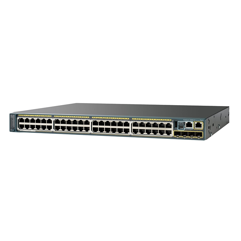 Cisco Catalyst 2960-S Managed L2 Gigabit Ethernet (10/100/1000) Power over Ethernet (PoE) 1U Black