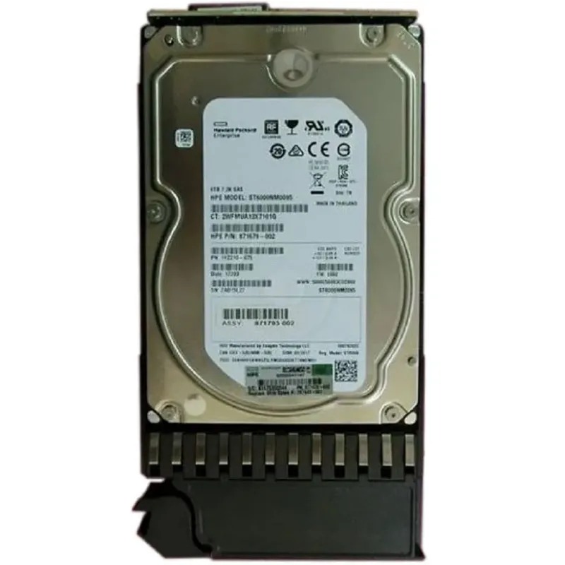 787643-001 - HP 6TB 7200RPM SAS 12Gb/s 3.5-in Hard Drive
