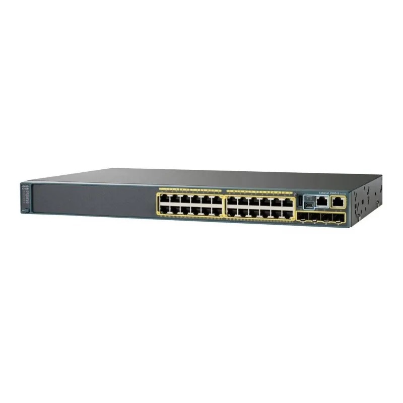 Cisco Catalyst C2960X-24TDL, Refurbished Managed L2 Gigabit Ethernet (10/100/1000) Black